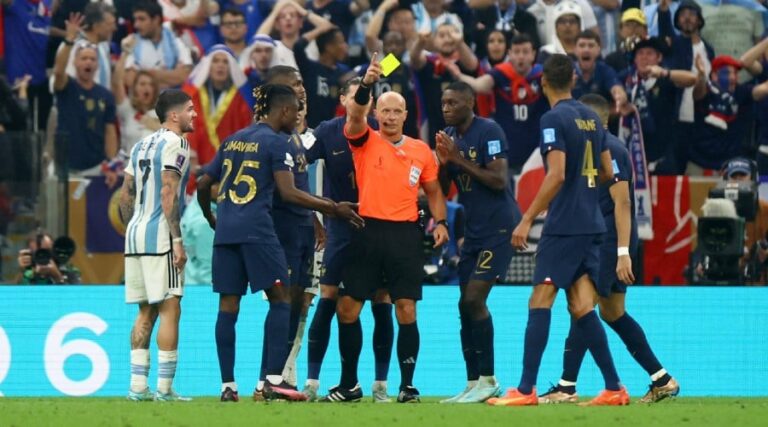 The corrupt France-Argentina referee?  The heavy accusations against Mr. Marciniak