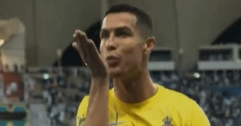 Bad evening for Cristiano Ronaldo