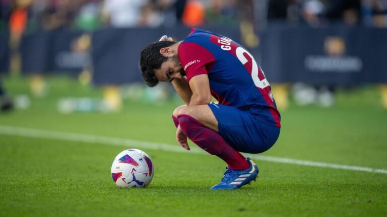 Barça: Ilkay Gündogan stunned in training by… a dumbbell!