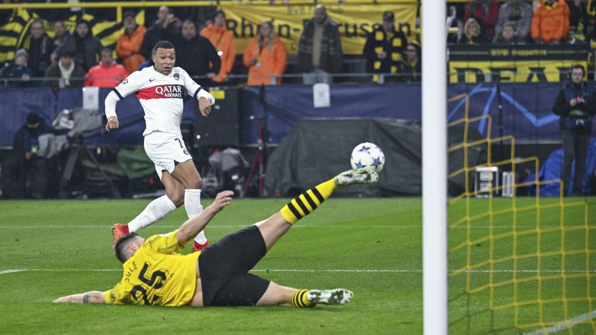 Borussia Dortmund enjoys Niklas Süle's incredible save from Kylian Mbappé