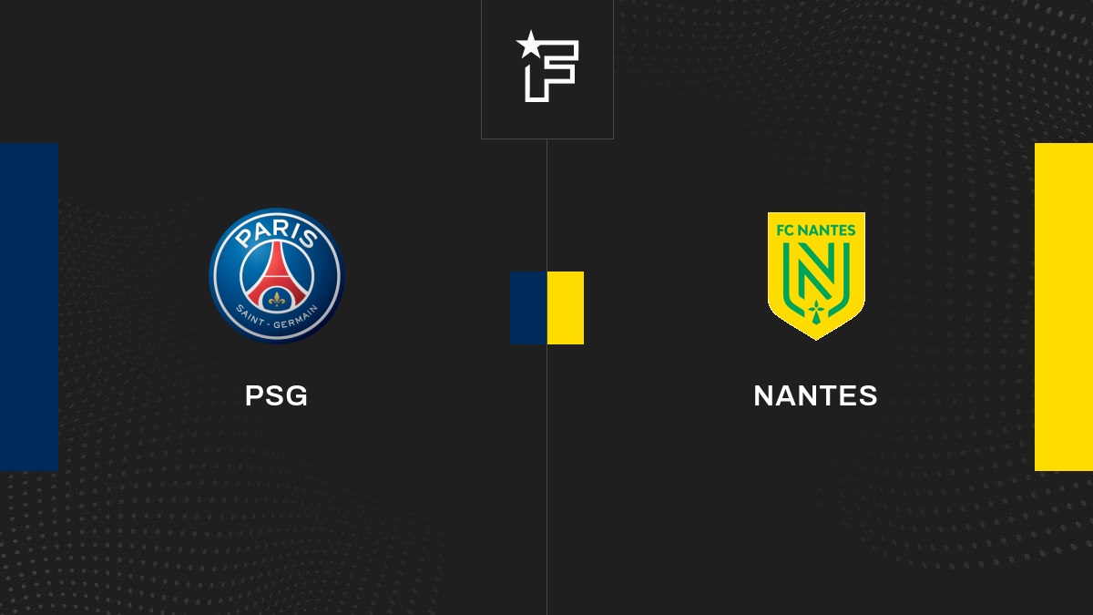 Follow the Paris Saint-Germain-Nantes match live with commentary Live Ligue 1 8:50 p.m.