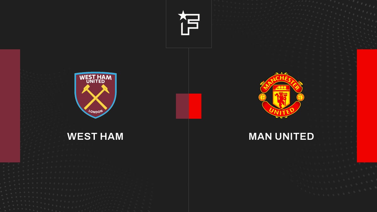 Follow the West Ham-Manchester United match live with commentary Live Premier League 1:20 p.m.