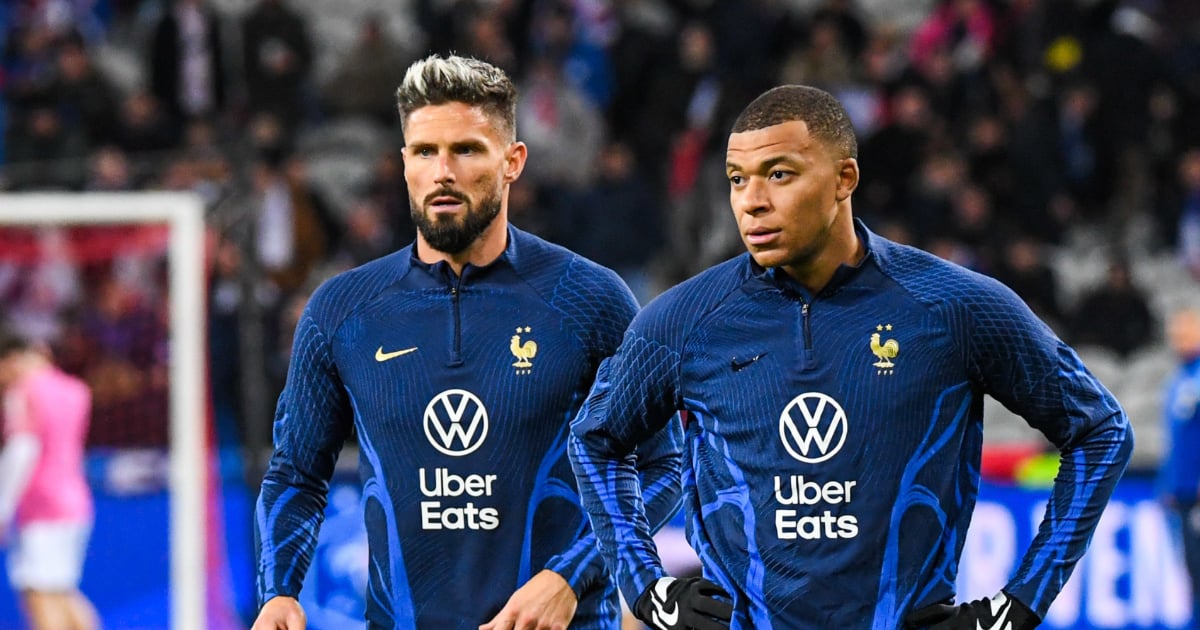 Giroud-Mbappé, there is a fight
