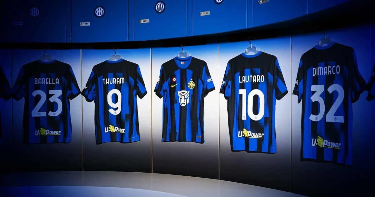 Inter Milan: a Transformers jersey to support sick children