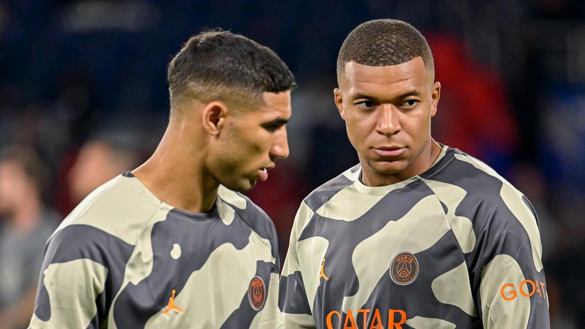Lille – PSG: the bitter reaction of Achraf Hakimi