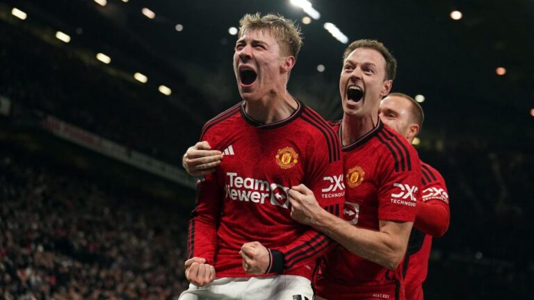MU: the relief of Rasmus Hojlund's "double" after his first goal in the Premier League