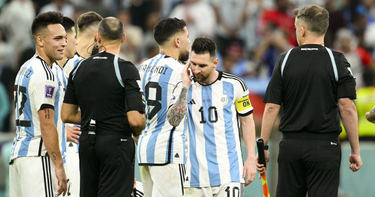 Messi, the terrible blow of blood