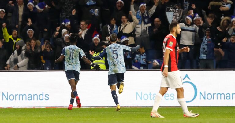 OGC Nice sinks against sparkling Le Havre