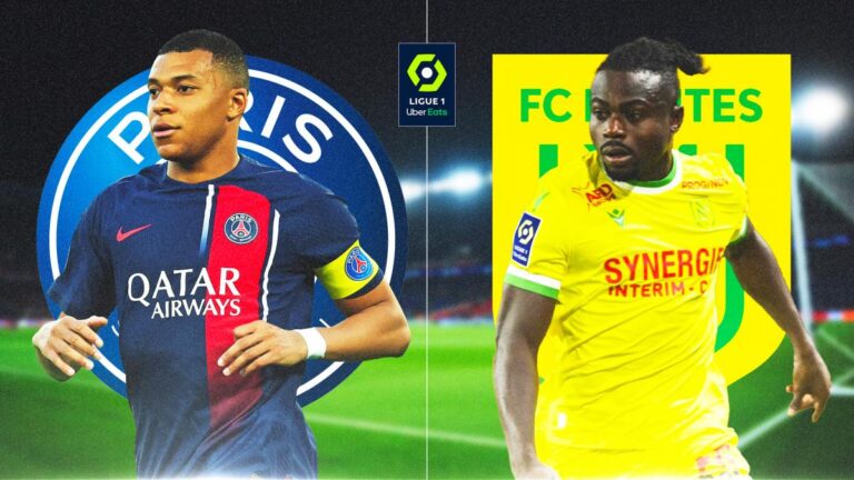PSG - FC Nantes: the official line-ups