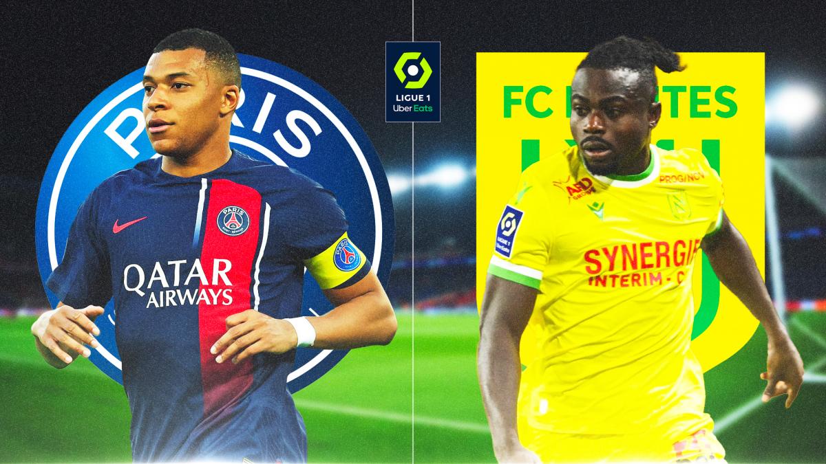 PSG - FC Nantes: the official line-ups