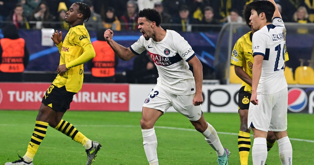 PSG's tribute to Zaire-Emery after his goal against Dortmund