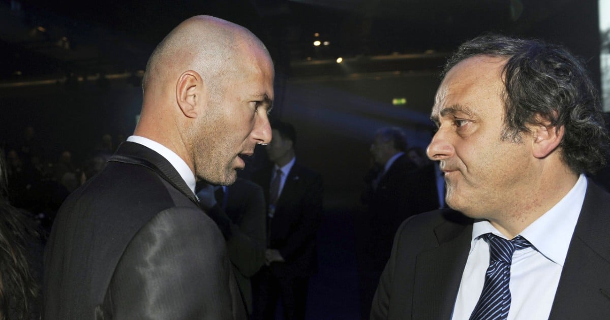 Platini lets loose on Zidane