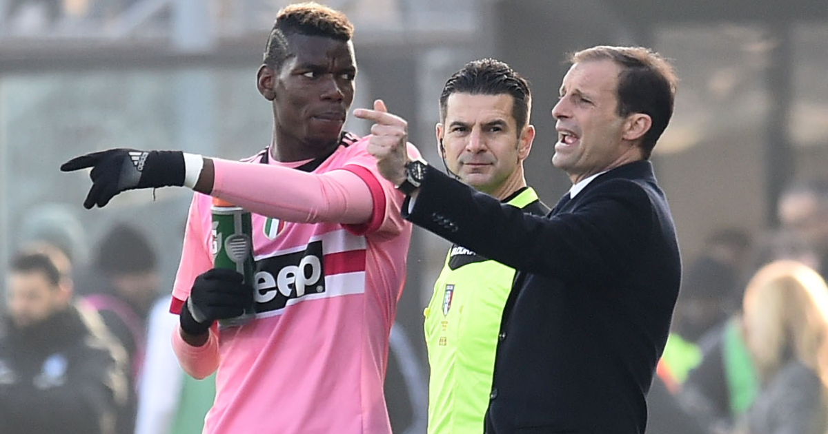 Pogba suspended, Allegri makes a decision