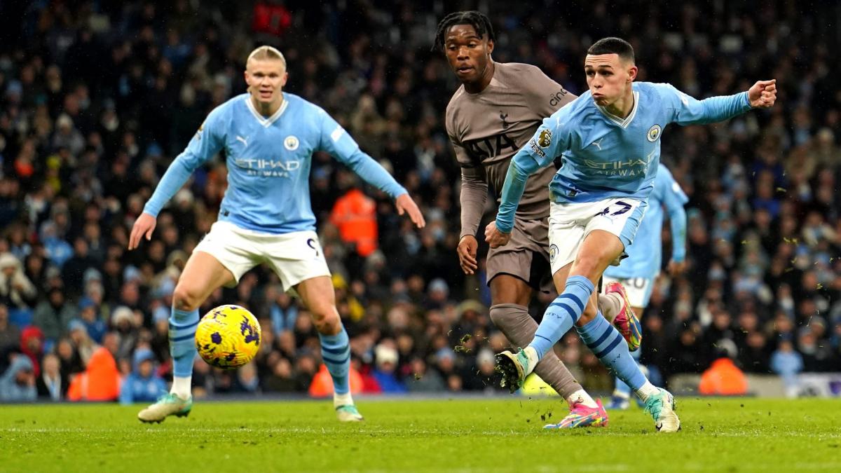 Premier League: Manchester City concedes draw against Tottenham and moves away from Arsenal