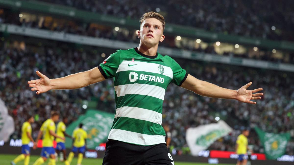 Sporting CP is rubbing its hands with its €100 million scorer