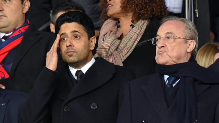 Super League: Nasser al-Khelaïfi's strong tackle on Florentino Pérez