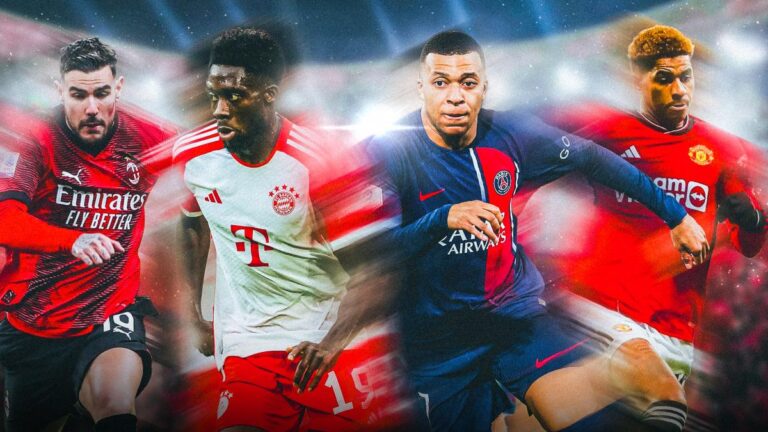 The fastest players in the Champions League