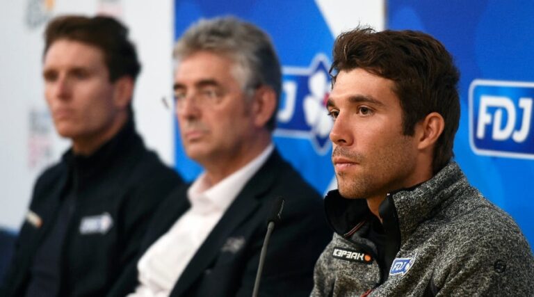 Thibaut Pinot in ultra Parisian fashion