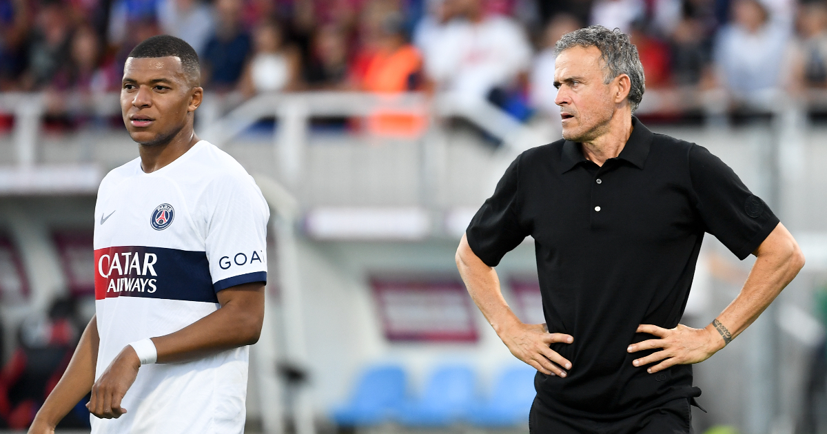 “We are not a couple”, Luis Enrique lets loose on Mbappé