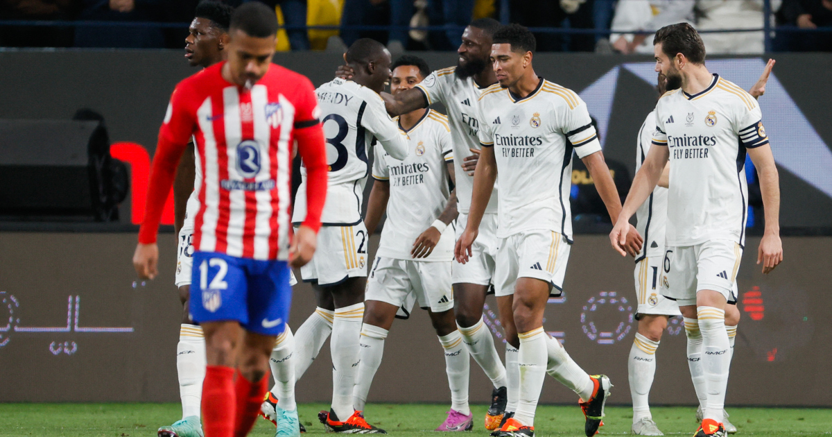 Real dominates Atlético in Super Cup