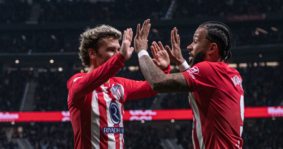 Atlético goes third