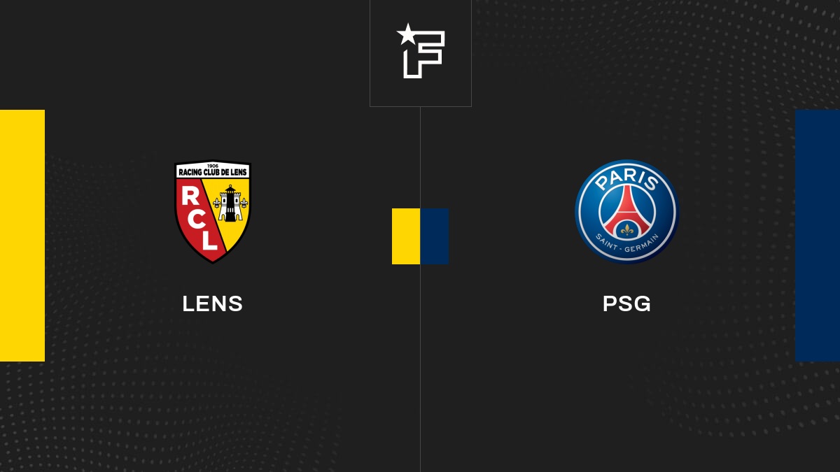 Follow the Lens-Paris Saint-Germain match live with commentary Live Ligue 1 8:35 p.m.