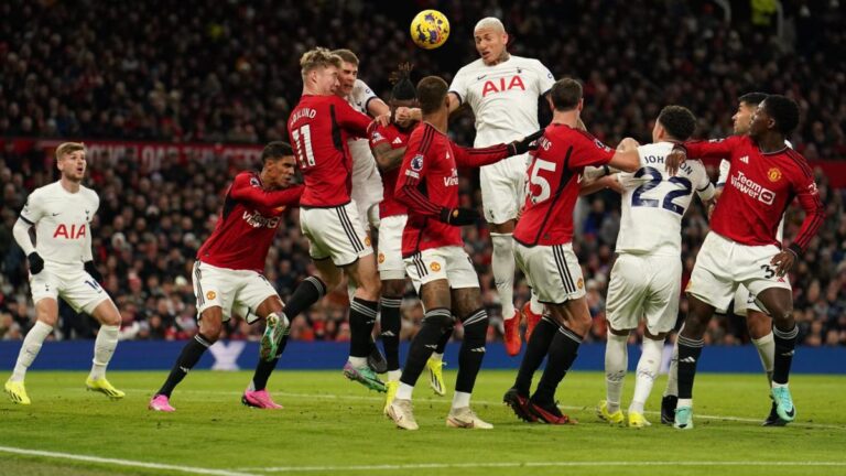 PL: Manchester United hooked by Tottenham