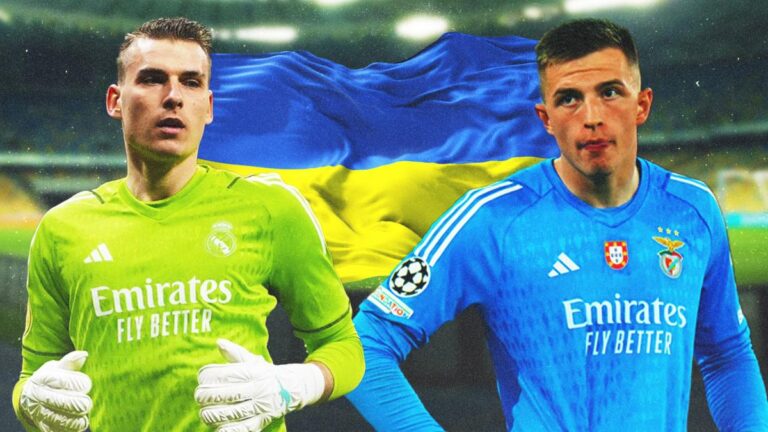 Anatoliy Trubin and Andriy Lunin, the two Ukrainian goalkeepers who are turning European football around