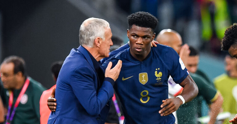 Bleus, the discreet message received by Deschamps