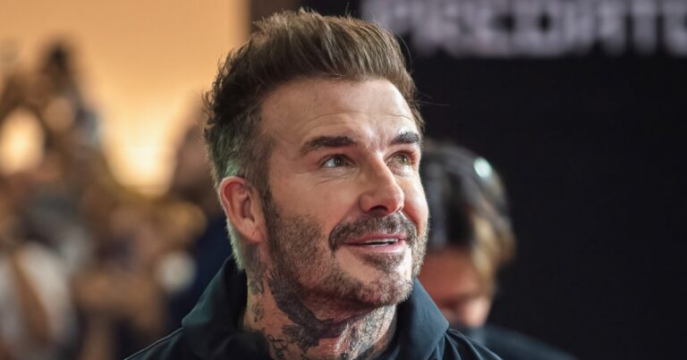 David Beckham receives an unusual Valentine's Day gift