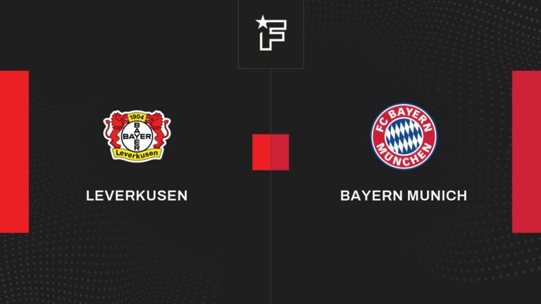 Follow the Bayer Leverkusen-Bayern Munich match live with commentary Live Bundesliga 18:20