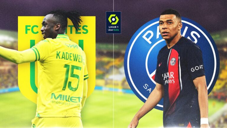 Nantes – PSG: the lineups have been announced