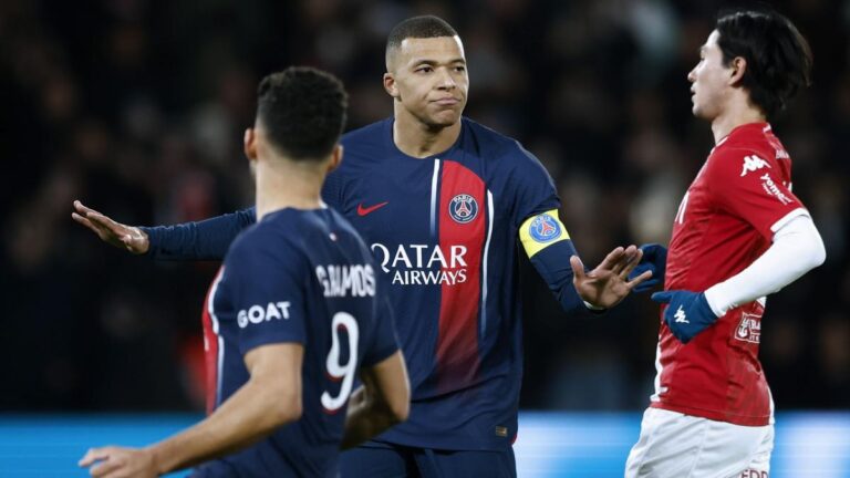 What end to the season for Kylian Mbappé with PSG?