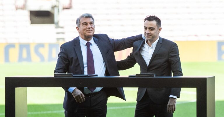 Xavi, Laporta's terrible confession