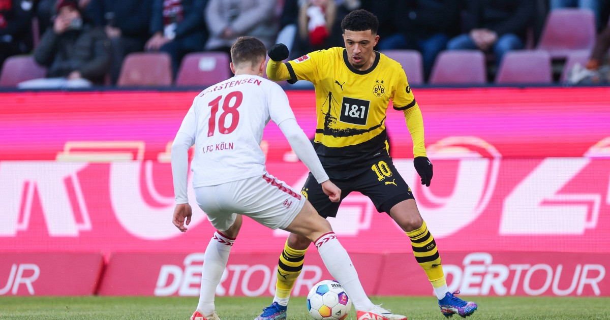 Jadon Sancho, the new controversial gesture