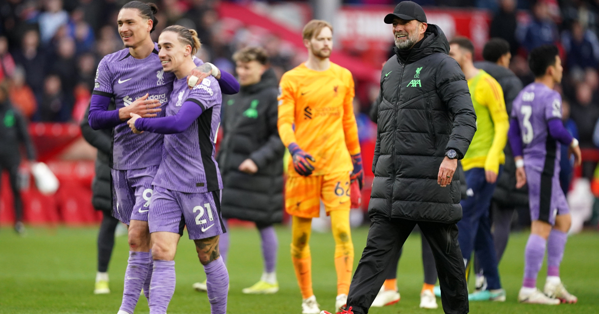 Klopp in heaven after victory in Nottingham