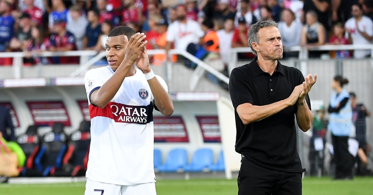 Mbappé, the big tackle for Luis Enrique