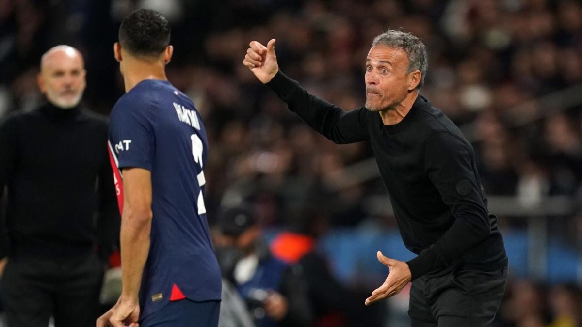 PSG – Reims: Luis Enrique was frustrated after the draw