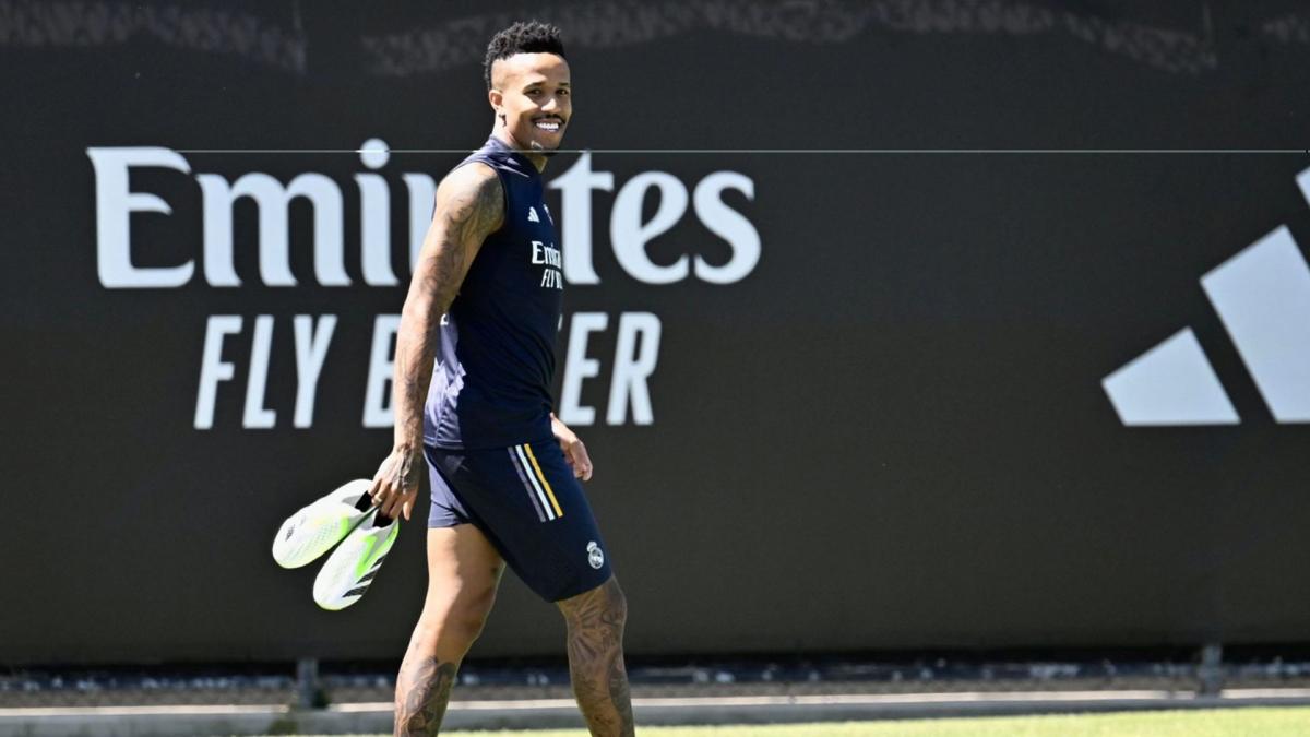 Real Madrid: Éder Militão has returned to training