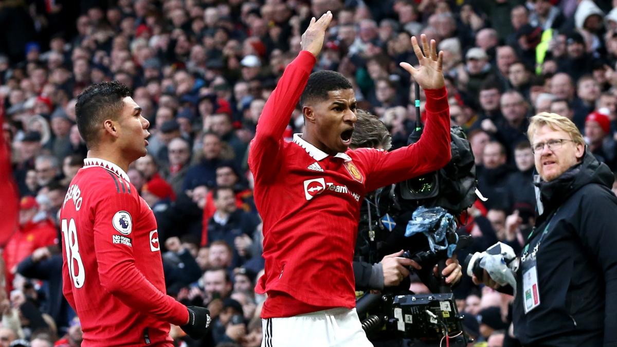 Video: Marcus Rashford's cannon shot against Manchester City