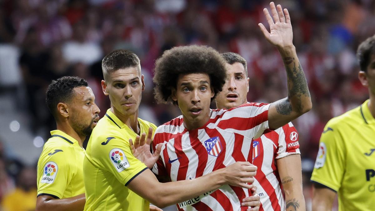 Atlético: Axel Witsel close to returning