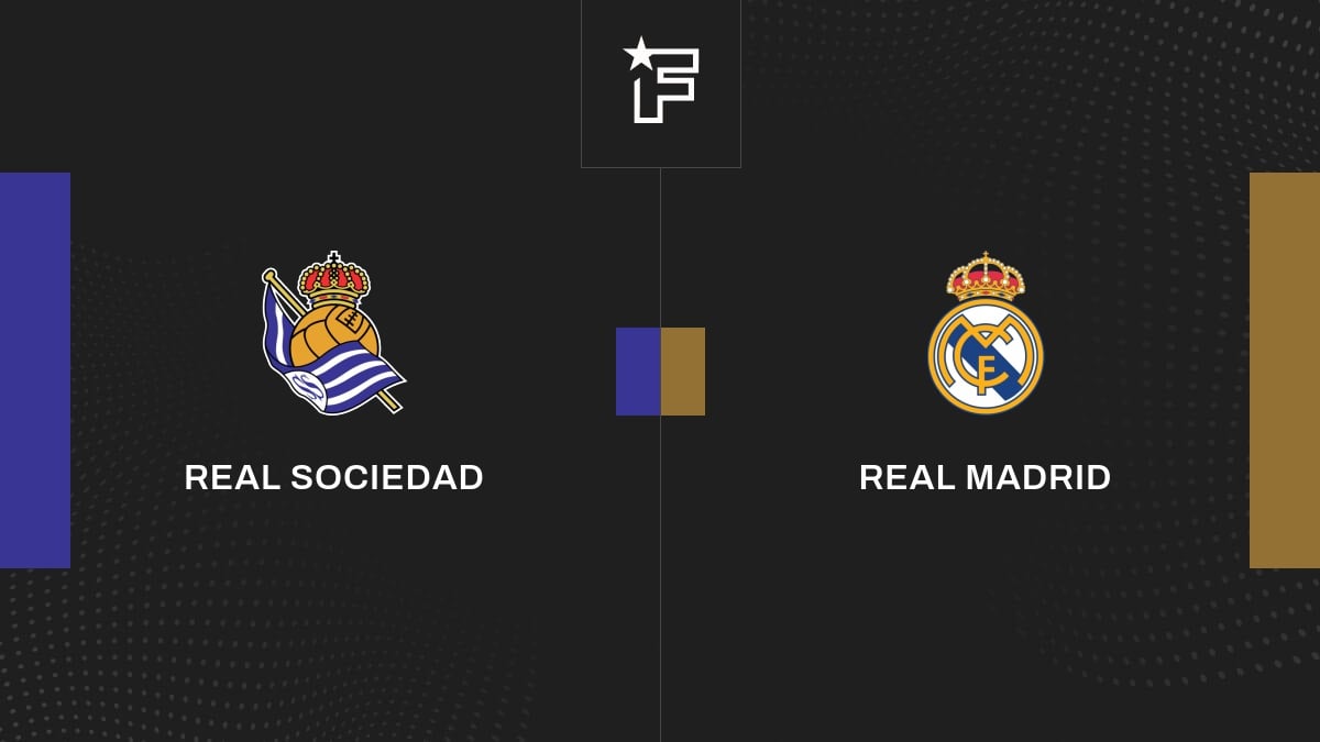 Follow the Real Sociedad-Real Madrid match live with commentary Live Liga 20:50