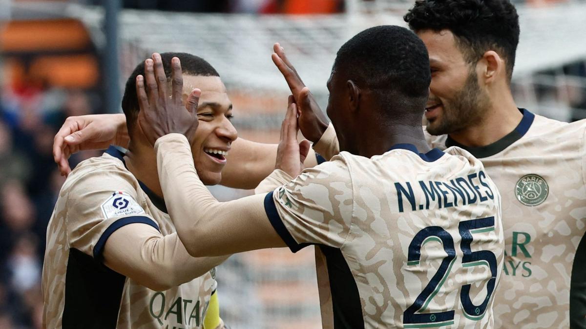 Ligue 1: PSG corrects Lorient and gets closer to the coronation