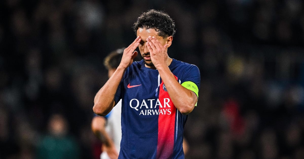 Marquinhos removed from the eleven!