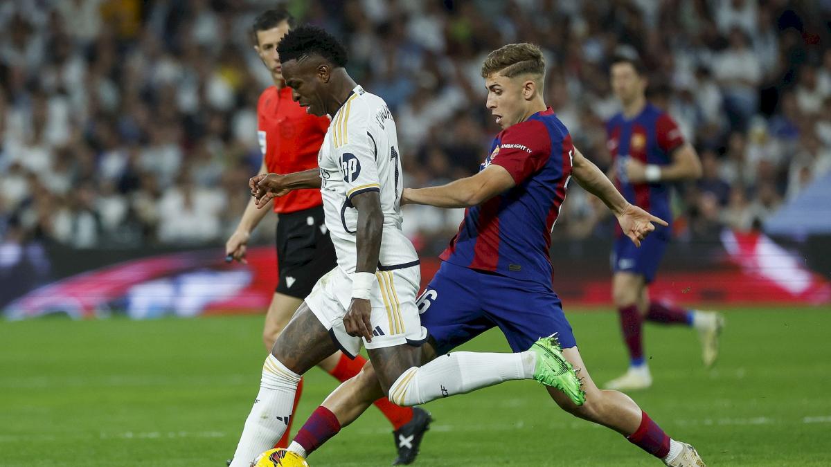 Real Madrid-Barça, Video: Fermín López takes advantage of Andriy Lunin's mistake!