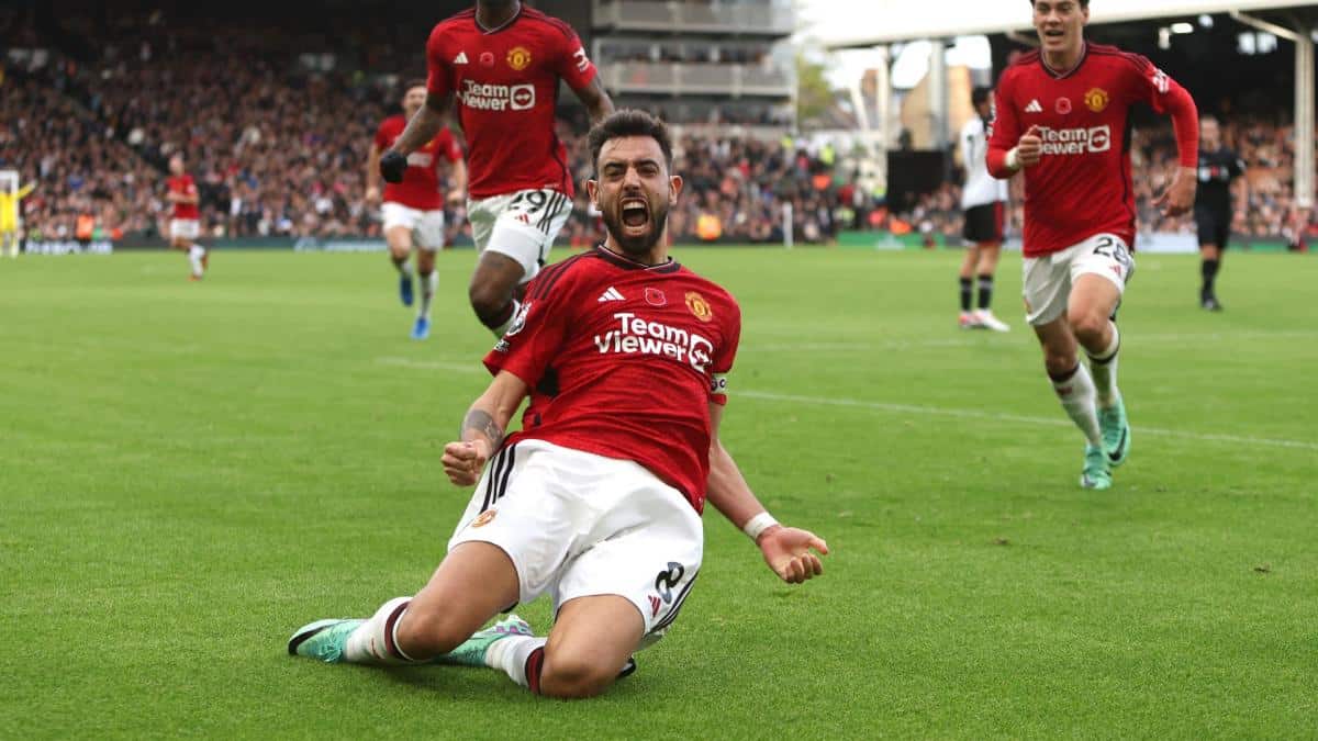 Video, Man United: Bruno Fernandes' incredible goal from the central circle