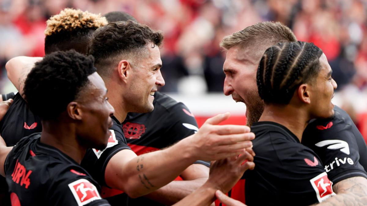 Video: the completely delirious scenes of joy of the Leverkusen players