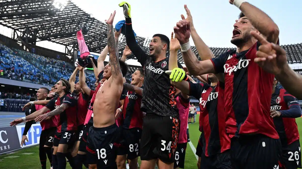 Bologna: a historic sleepless night to celebrate the heroes of Thiago Motta