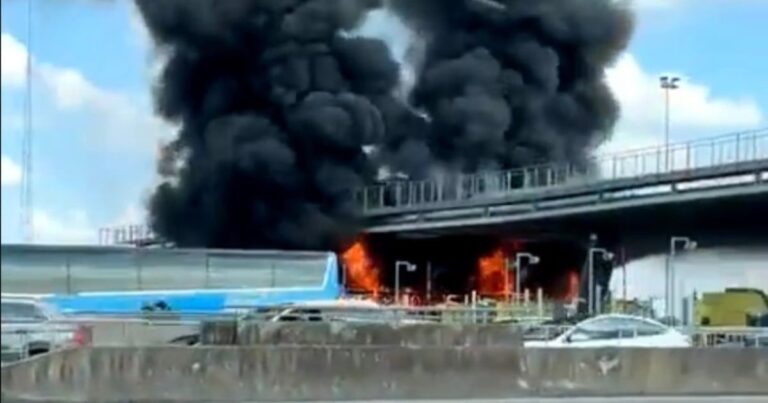 Buses burned on the highway, total chaos before OL-PSG