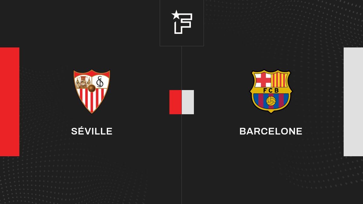 Follow the Sevilla FC-FC Barcelona match live with commentary Live Liga 20:50